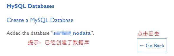 database-added-bluehost