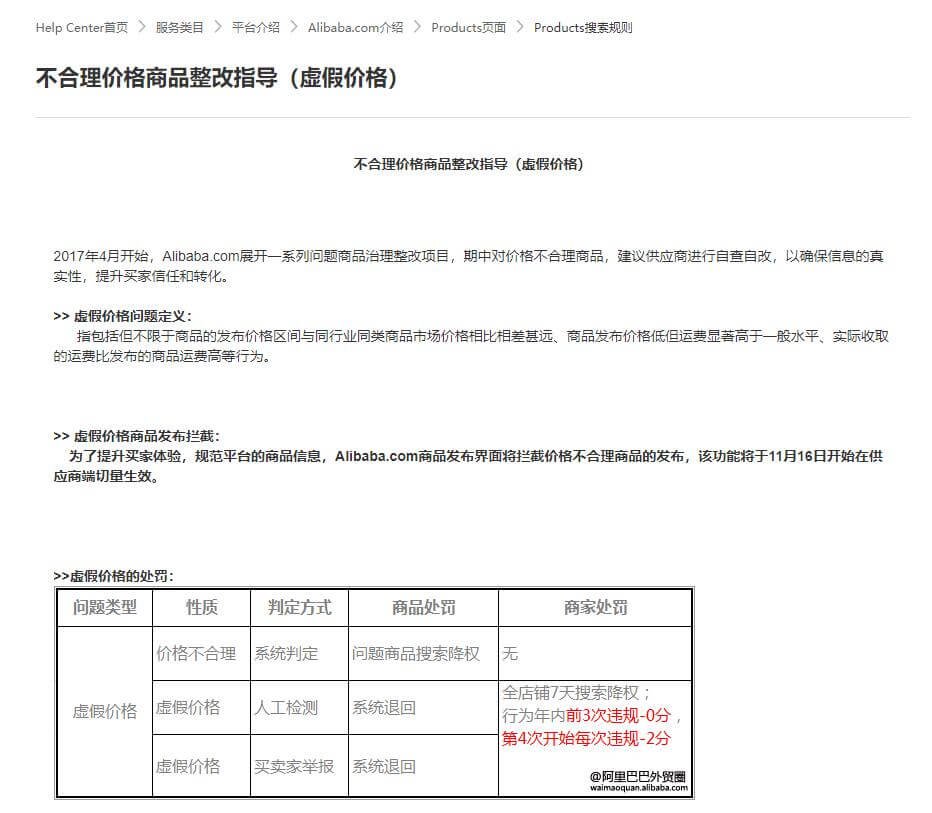 阿里巴巴国际站发布产品定价和起订量