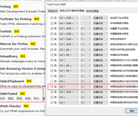 Firefox火狐浏览器插件TableTools2