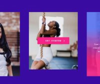 Divi builder中设计图像叠加文字动态效果