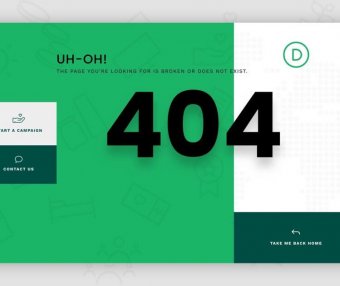 Divi builder生成404页面模板